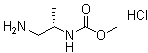 N-[(1S)-2-Amino-1-methylethyl]-carbamic acid methyl ester hydrochloride (1:1) molecular structure (CAS 1229025-32-4)