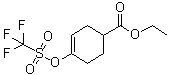 4-((三氟甲烷磺酰基)氧基)-3-环己烯-1-羧酸乙酯分子结构 (CAS 122948-57-6)