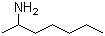 2-庚胺分子结构 (CAS 123-82-0)