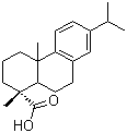 (+)-脱氢枞酸分子结构 (CAS 1231-75-0)