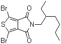 1,3-二溴-5-(2-乙基己基)-4H-噻吩并[3,4-c]吡咯-4,6(5H)-二酮分子结构 (CAS 1231160-83-0)