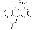 L-阿拉伯吡喃糖四乙酸酯分子结构 (CAS 123163-97-3)