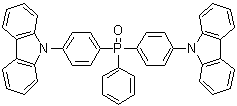 二[4-(9'-咔唑基)苯基]苯基氧膦分子结构 (CAS 1233407-28-7)