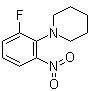 1-(2-氟-6-硝基苯基)哌啶分子结构 (CAS 1233952-03-8)