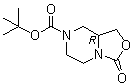 (8aR)-四氢-3-氧代-3H-恶唑并[3,4-a]吡嗪-7(1H)-羧酸叔丁酯分子结构 (CAS 1235469-36-9)