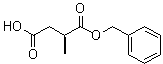 (2S)-2-Methylbutanedioic acid 1-(phenylmethyl) ester molecular structure (CAS 1236420-05-5)