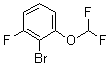 2-溴-1-(二氟甲氧基)-3-氟苯分子结构 (CAS 1239492-22-8)