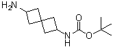 tert-Butyl (6-aminospiro[3.3]heptan-2-yl)carbamate molecular structure (CAS 1239589-52-6)