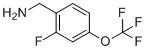 2-Fluoro-4-(trifluoromethoxy)benzylamine molecular structure (CAS 1240257-11-7)