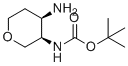 tert-Butyl ((3R,4R)-4-aminotetrahydro-2H-pyran-3-yl)carbamate molecular structure (CAS 1240390-36-6)