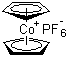 二茂钴六氟磷酸盐分子结构 (CAS 12427-42-8)
