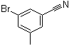 3-溴-5-甲基苯甲腈分子结构 (CAS 124289-21-0)