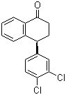 4-(3,4-二氯苯)-3,4-二氢-2H-萘-1-酮分子结构 (CAS 124379-29-9)
