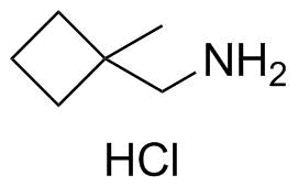 (1-Methylcyclobutyl)methanamine hydrochloride molecular structure (CAS 1245647-53-3)