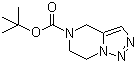 6,7-二氢-[1,2,3]三唑并(1,5-a)吡嗪-5(4H)-甲酸叔丁酯分子结构 (CAS 1245782-69-7)