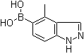 (4-Methyl-1H-indazol-5-yl)boronic acid molecular structure (CAS 1245816-09-4)