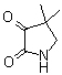 4,4-二甲基-2,3-吡咯烷二酮分子结构 (CAS 1248826-72-3)