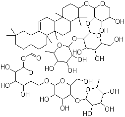 多被银莲花皂苷 R8分子结构 (CAS 124961-61-1)