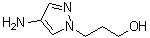 4-氨基-1H-吡唑-1-丙醇分子结构 (CAS 1249733-51-4)