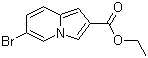 6-溴-2-吲嗪羧酸乙酯分子结构 (CAS 1251014-35-3)