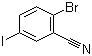 2-溴-5-碘苯腈分子结构 (CAS 1252046-13-1)