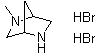(1S,4S)-2-甲基-2,5-二氮杂双环[2.2.1]庚烷二氢溴酸盐分子结构 (CAS 125224-62-6)
