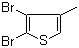 2,3-Dibromo-4-methylthiophene molecular structure (CAS 125257-38-7)