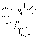 1-Aminocyclobutane-1-carboxylic acid benzyl ester tosylate molecular structure (CAS 125483-57-0)