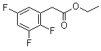 2,3,5-三氟苯乙酸乙酯分子结构 (CAS 1256479-84-1)