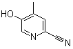 5-羟基-4-甲基-2-吡啶甲腈分子结构 (CAS 1256792-51-4)