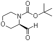 (3R)-3-甲酰基-4-吗啉羧酸叔丁酯分子结构 (CAS 1257850-86-4)