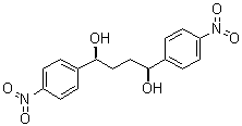 (1S,4S)-1,4-双(4-硝基苯基)-1,4-丁二醇分子结构 (CAS 1258226-81-1)