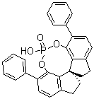 (11aS)-10,11,12,13-Tetrahydro-5-hydroxy-3,7-diphenyl-diindeno[7,1-de:1',7'-fg][1,3,2]dioxaphosphocin-5-oxide molecular structure (CAS 1258327-04-6)