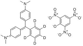 Malachite green D5 picrate molecular structure (CAS 1258668-21-1)