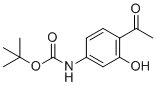 CAS # 1258868-22-2, 2-Methyl-2-propanyl (4-acetyl-3-hydroxyphenyl)carbamate, tert-butyl N-(4-acetyl-3-hydroxyphenyl)carbamate