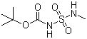 N-(甲基氨基磺酰基)氨基甲酸叔丁酯分子结构 (CAS 125987-94-2)
