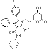 阿托伐他汀内酯分子结构 (CAS 125995-03-1)
