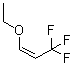 (1Z)-1-乙氧基-3,3,3-三氟-1-丙烯分子结构 (CAS 126015-28-9)