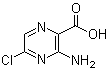 3-氨基-5-氯-2-吡嗪羧酸分子结构 (CAS 1260663-68-0)