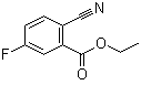 2-氰基-5-氟苯甲酸乙酯分子结构 (CAS 1260751-65-2)