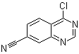 4-氯-7-喹唑啉甲腈分子结构 (CAS 1260759-38-3)