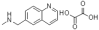 N-甲基-6-喹啉甲胺草酸盐分子结构 (CAS 1260783-90-1)