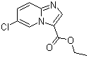 6-氯咪唑并[1,2-a]吡啶-3-羧酸乙酯分子结构 (CAS 1260797-60-1)