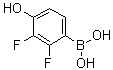 B-(2,3-二氟-4-羟基苯基)硼酸分子结构 (CAS 1261169-72-5)