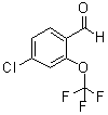 4-Chloro-2-(trifluoromethoxy)benzaldehyde molecular structure (CAS 1261442-48-1)