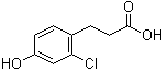 2-氯-4-羟基苯丙酸分子结构 (CAS 1261449-78-8)