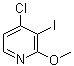 4-氯-3-碘-2-甲氧基吡啶分子结构 (CAS 1261562-56-4)