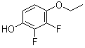 2,3-二氟-4-乙氧基苯酚分子结构 (CAS 126163-56-2)