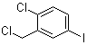1-氯-2-(氯甲基)-4-碘苯分子结构 (CAS 1261671-12-8)