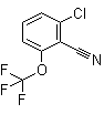 2-氯-6-(三氟甲氧基)苯甲腈分子结构 (CAS 1261779-40-1)